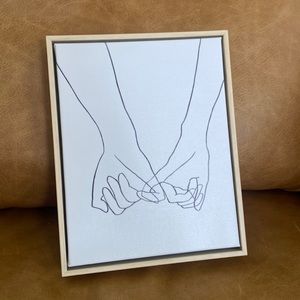 Opalhouse Pinky Promise Framed Canvas